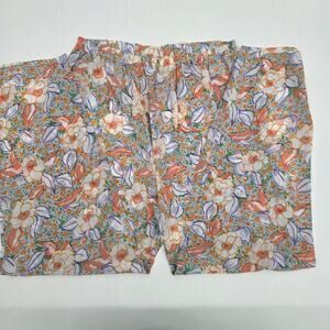 Vintage Victoria's Secret Gold Label Pajama Pants Size Medium Orange Purple Y2K